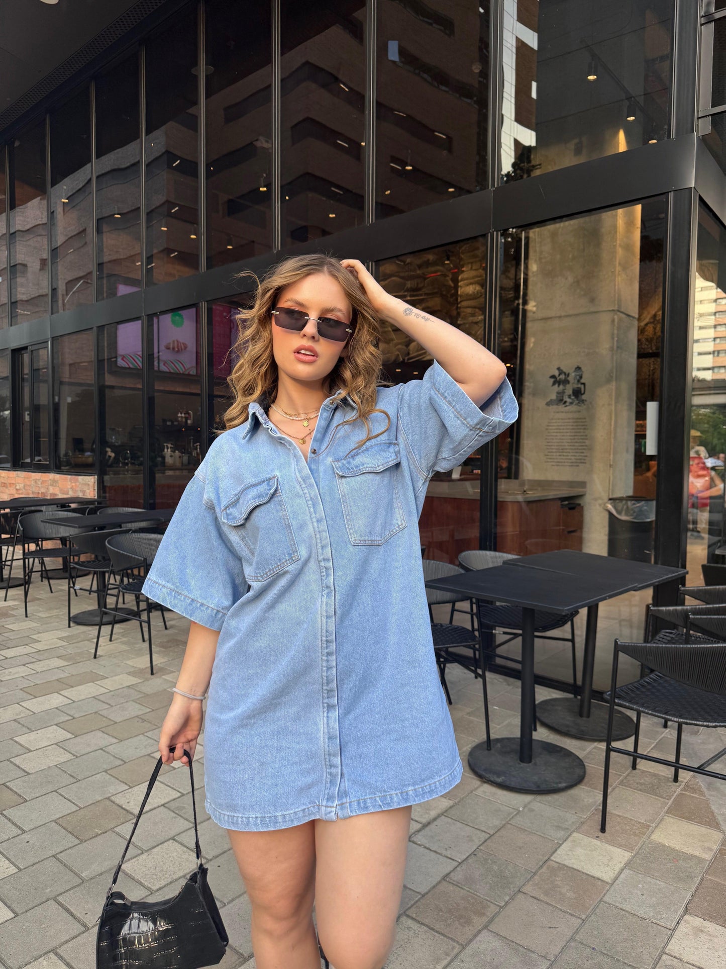 Denim Charm Dress - One Five