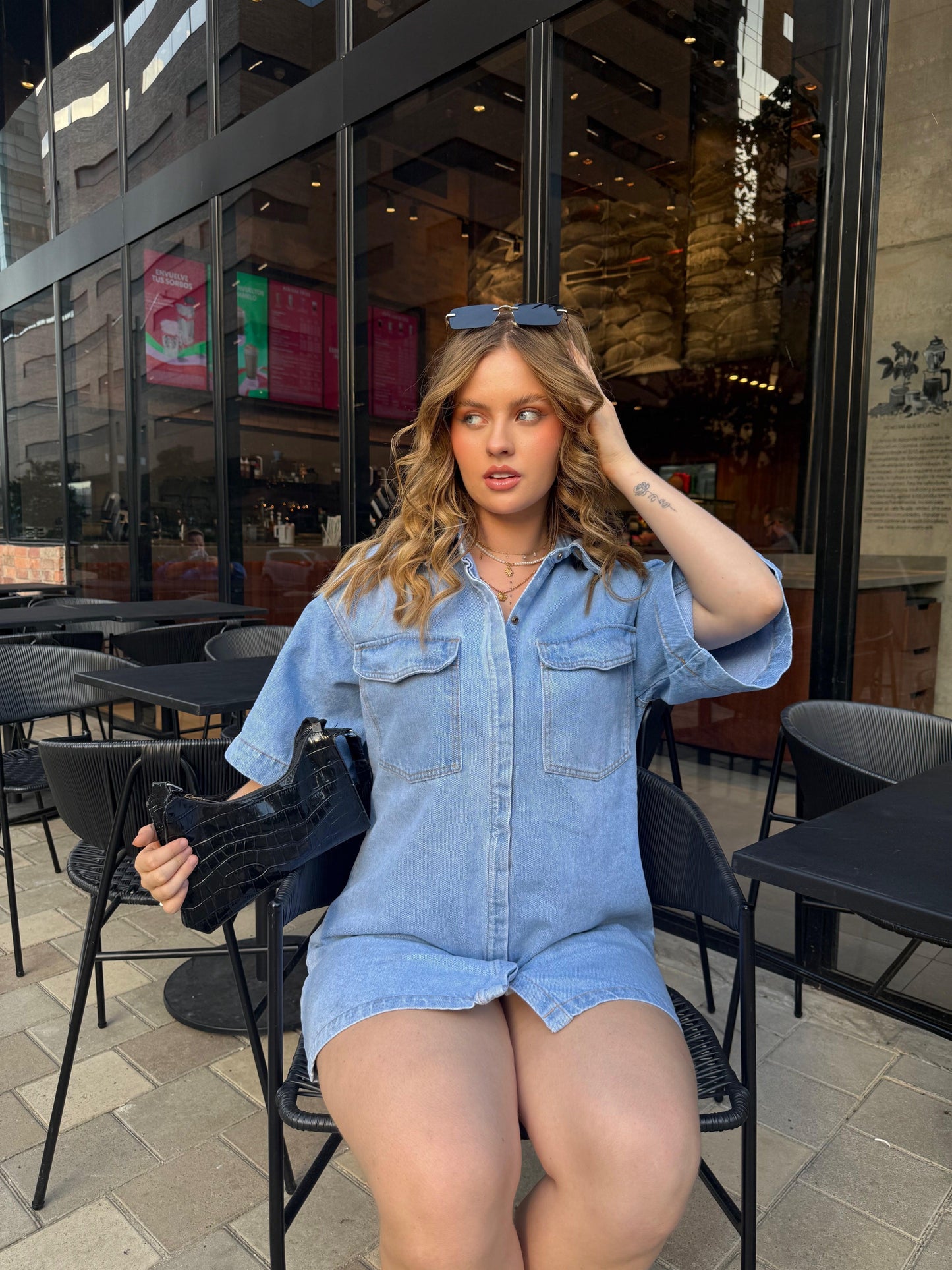 Denim Charm Dress - One Five