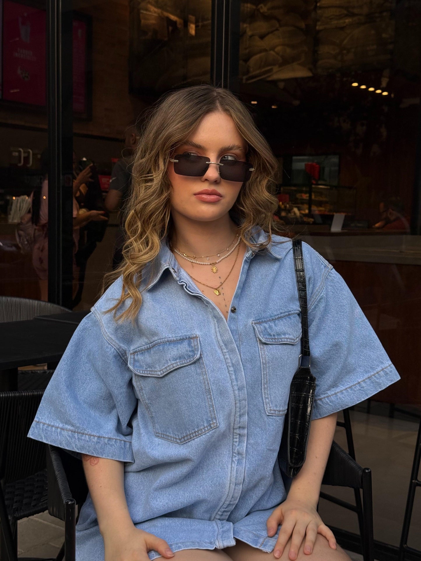 Denim Charm Dress - One Five