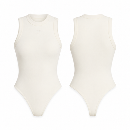 Body Seamless OneFive vista frontal tela tubular blanco logo