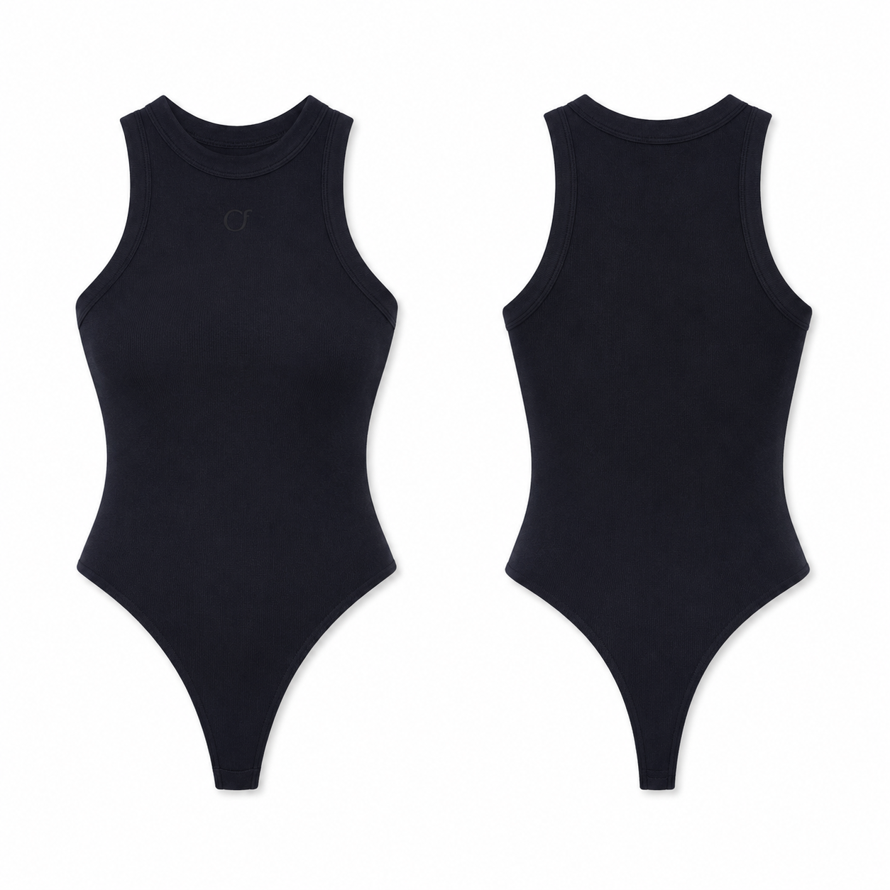Body Seamless OneFive vista frontal tela tubular negro logo