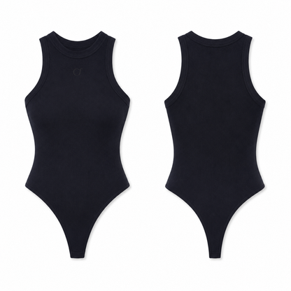 Body Seamless OneFive vista frontal tela tubular negro logo