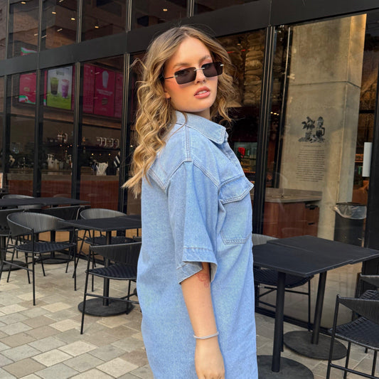 Denim Charm Dress - One Five